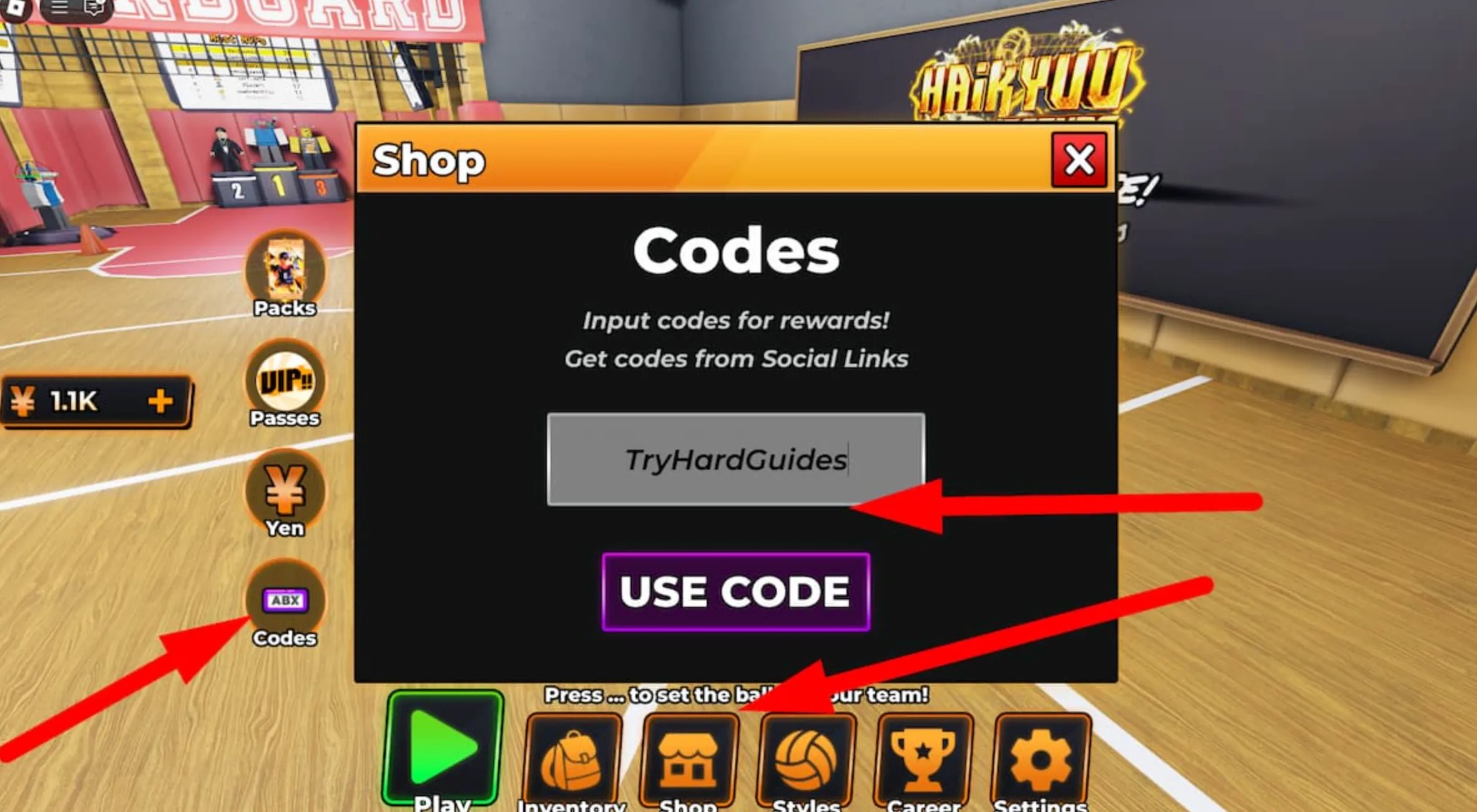 Volleyball Legends Codes January 2026 1v9 How To Redeem Volleyball Legends Codes